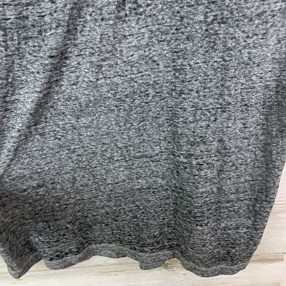 TORRID Lace-Up Football Sport Burnout Tee V-neck Contrast Gray & Green Top 3X - Picture 5 of 10